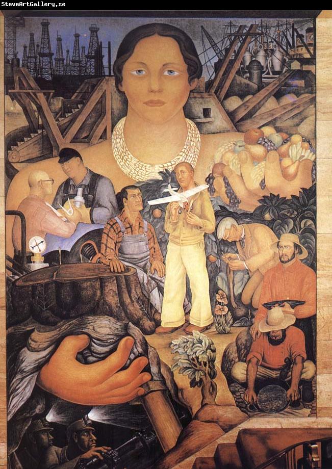 Diego Rivera Allegory of California